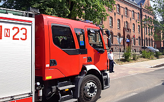 Granat w olsztyńskiej Komendzie Miejskiej Policji. Z budynku ewakuowano 43 osoby